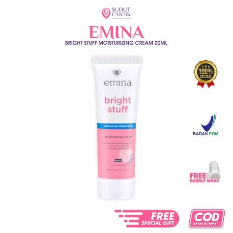 Manfaat kebahagiaan dan manfaat dari Emina Bright Stuff Moisturizing Cream
